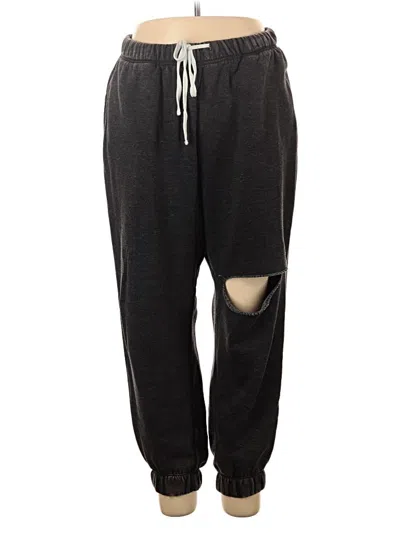 Pre-owned Zenana Sweatpants In Gray