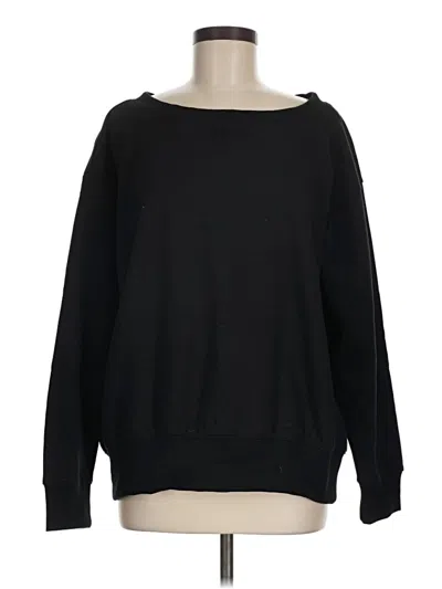 Pre-owned Zenana Sweatshirt In Black