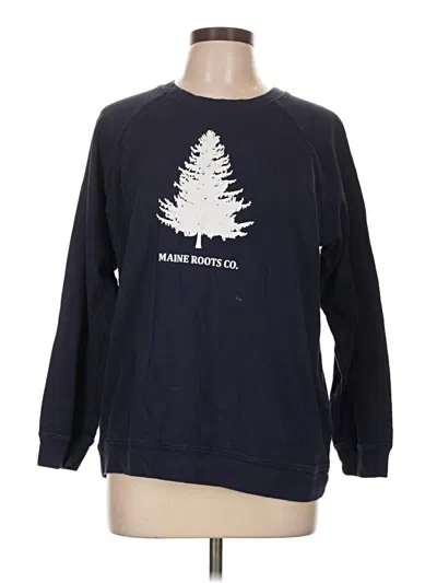 Pre-owned Zenana Sweatshirt In Blue