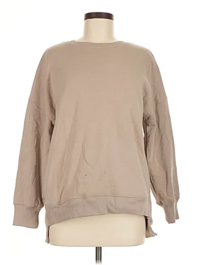 Pre-owned Zenana Sweatshirt In Brown