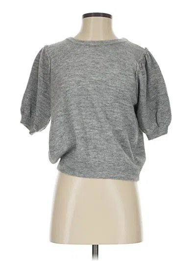 Pre-owned Zenana Sweatshirt In Gray