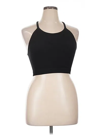 Pre-owned Zenana Tank Top Black Halter Neckline Tops