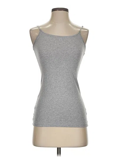Pre-owned Zenana Tank Top Gray Strapless Neckline Tops