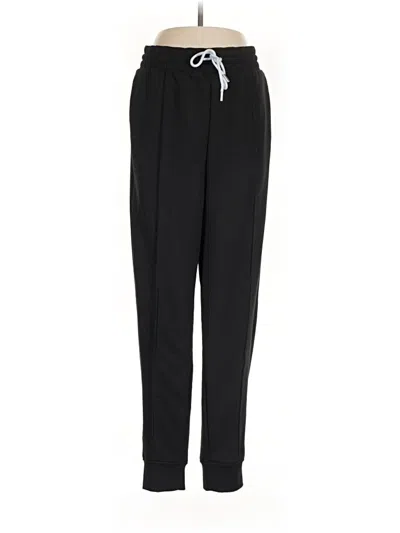 Pre-owned Zenana Track Pants In Black