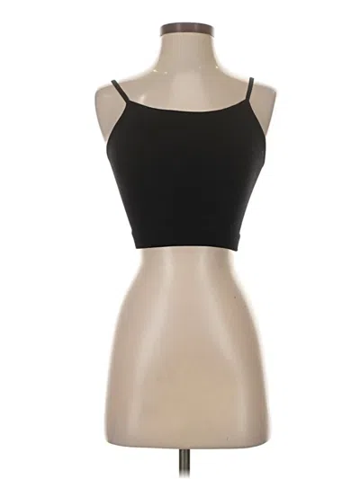 Pre-owned Zenana Tube Top Black Strapless Neckline Tops