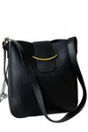 Zenana Women's Nellie Vegan Leather Crossbody Bag In Black In Black