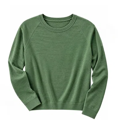 Zenana Women's Simple Soft Sweater In Light Olive In Green