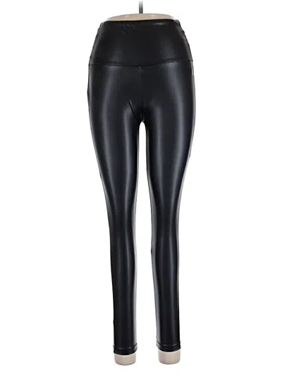 Pre-owned Zenana Yoga Pants In Black