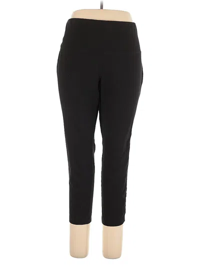 Pre-owned Zenergy By Chico's Active Pants In Black