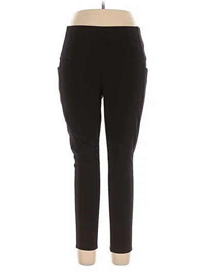 Pre-owned Zenergy By Chico's Active Pants In Black