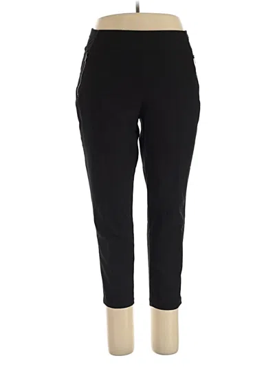 Pre-owned Zenergy By Chico's Active Pants In Black