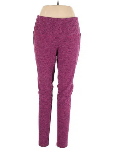 Pre-owned Zenergy By Chico's Active Pants In Purple