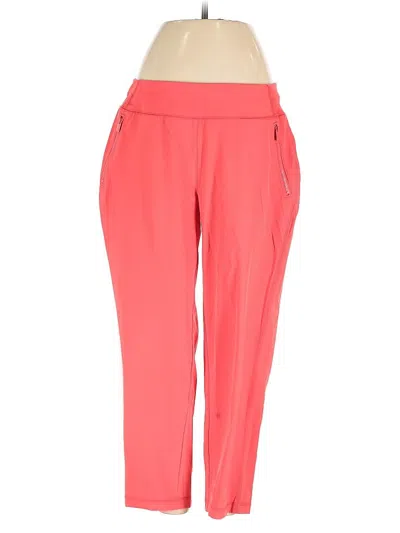 Pre-owned Zenergy By Chico's Active Pants In Red