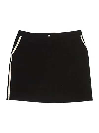 Pre-owned Zenergy By Chico's Active Skort In Black