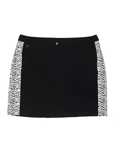 Pre-owned Zenergy By Chico's Active Skort In Black