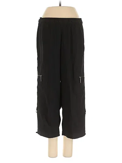 Pre-owned Zenergy By Chico's Cargo Pants In Black