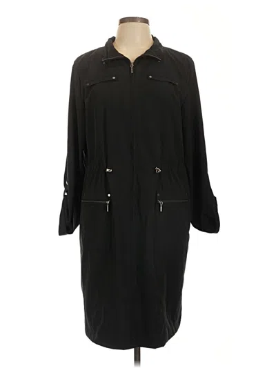 Pre-owned Zenergy By Chico's Casual Dress In Black