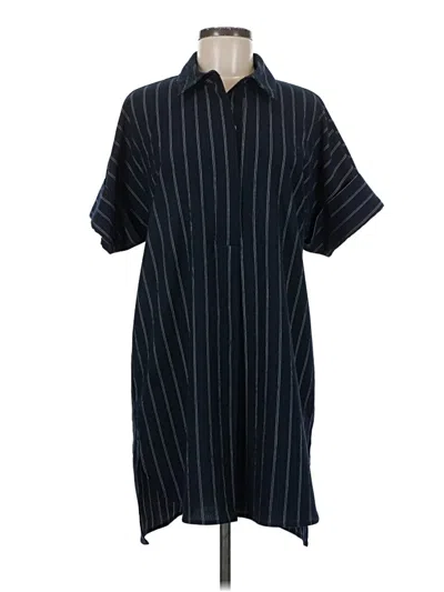 Pre-owned Zenergy By Chico's Casual Dress In Blue