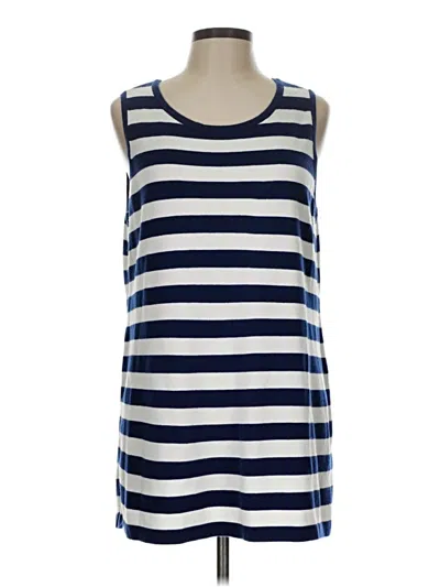 Pre-owned Zenergy By Chico's Casual Dress In Blue