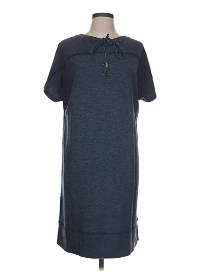 Pre-owned Zenergy By Chico's Casual Dress In Blue