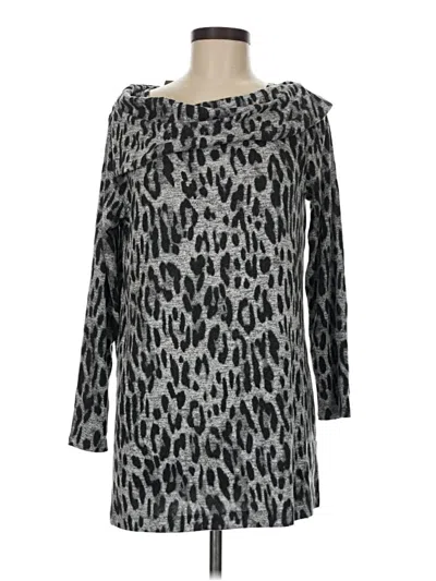 Pre-owned Zenergy By Chico's Casual Dress In Gray