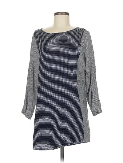 Pre-owned Zenergy By Chico's Casual Dress In Gray