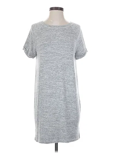 Pre-owned Zenergy By Chico's Casual Dress In Gray