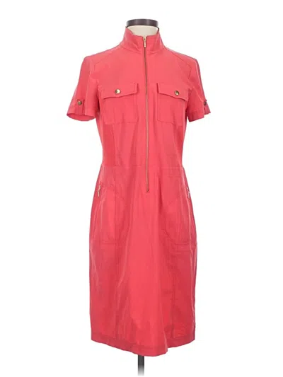 Pre-owned Zenergy By Chico's Casual Dress In Red