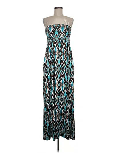 Pre-owned Zenergy By Chico's Casual Dress In Teal