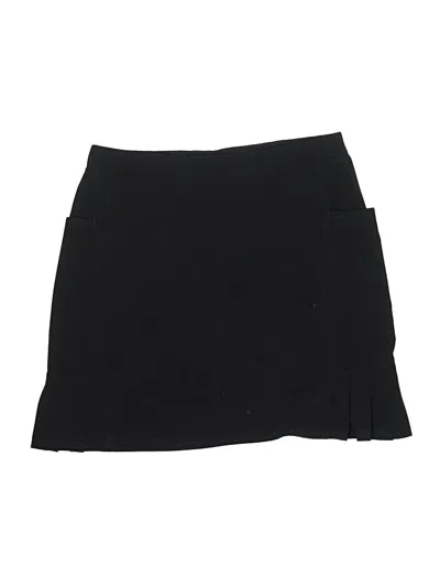 Pre-owned Zenergy By Chico's Casual Skirt In Black