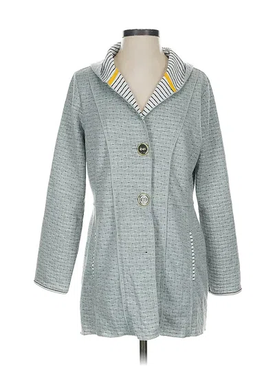 Pre-owned Zenergy By Chico's Coat In Gray
