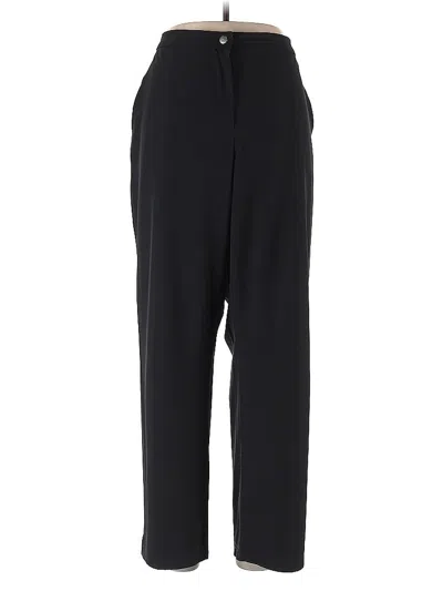 Pre-owned Zenergy By Chico's Dress Pants In Black