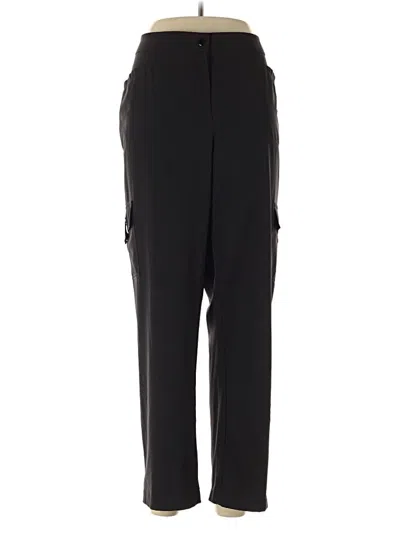 Pre-owned Zenergy By Chico's Dress Pants In Black