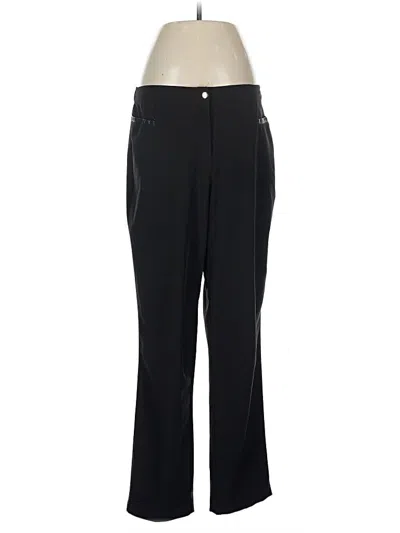 Pre-owned Zenergy By Chico's Dress Pants In Black