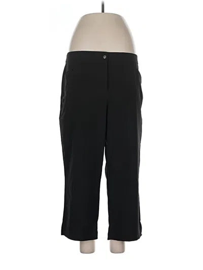 Pre-owned Zenergy By Chico's Dress Pants In Black