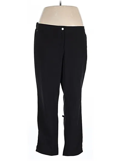 Pre-owned Zenergy By Chico's Dress Pants In Black