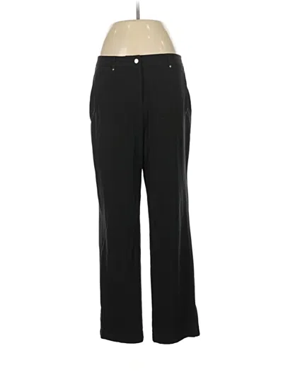 Pre-owned Zenergy By Chico's Dress Pants In Black