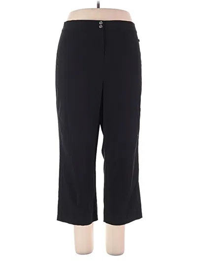 Pre-owned Zenergy By Chico's Dress Pants In Black