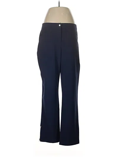 Pre-owned Zenergy By Chico's Dress Pants In Blue
