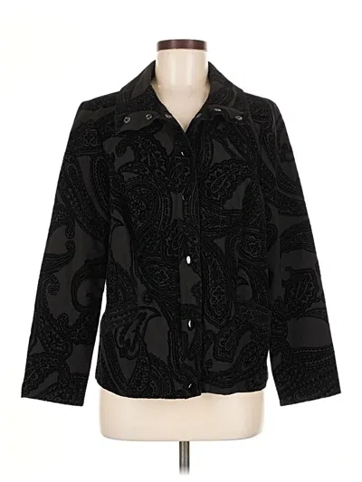 Pre-owned Zenergy By Chico's Jacket In Black