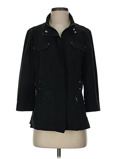 Pre-owned Zenergy By Chico's Jacket In Black