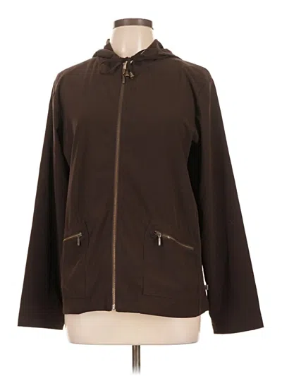 Pre-owned Zenergy By Chico's Jacket In Brown