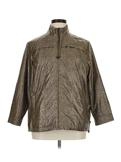 Pre-owned Zenergy By Chico's Jacket In Gold