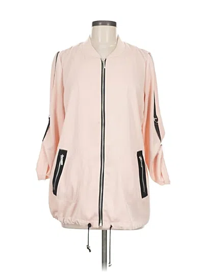Pre-owned Zenergy By Chico's Jacket In Pink