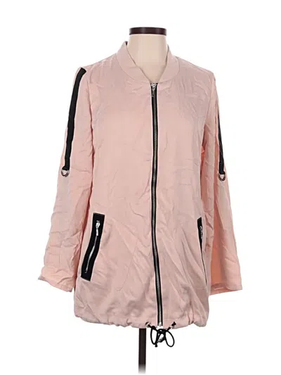 Pre-owned Zenergy By Chico's Jacket In Pink