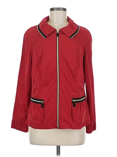 Pre-owned Zenergy By Chico's Jacket In Red