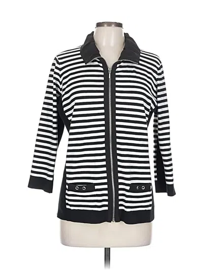 Pre-owned Zenergy By Chico's Jacket In White