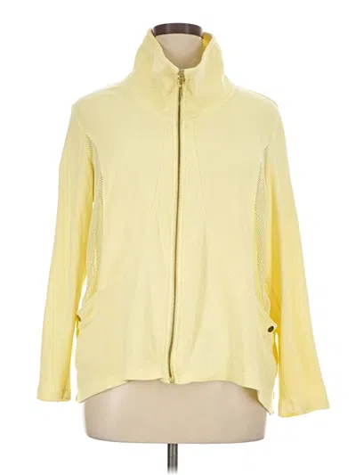 Pre-owned Zenergy By Chico's Jacket In Yellow