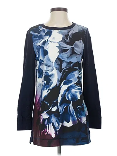 Pre-owned Zenergy By Chico's Kimono In Blue