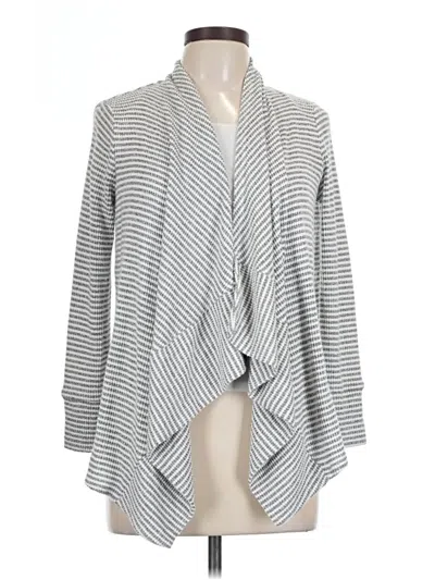 Pre-owned Zenergy By Chico's Kimono In Gray